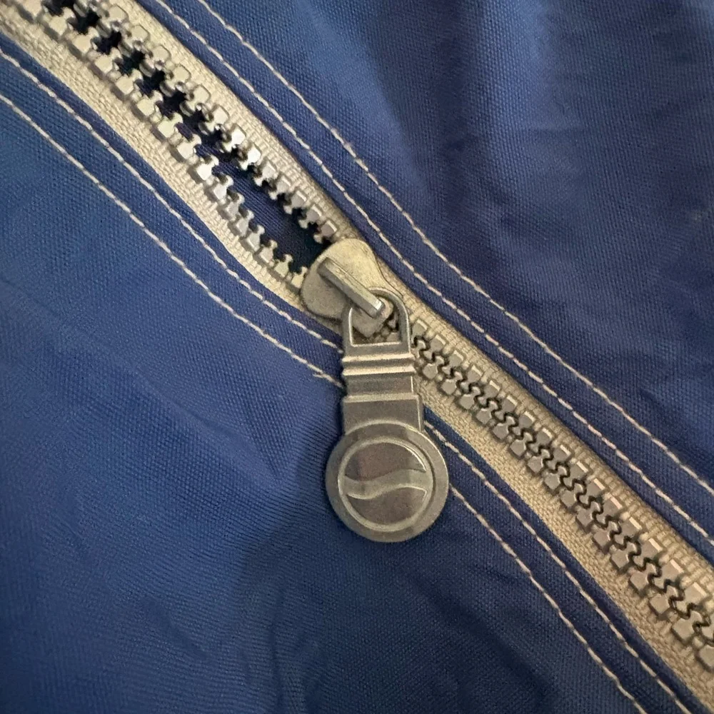 Vintage Pepsi Royal Blue Duffel Bag Travel Zip Snap Logo Rare 90s Dual Handle